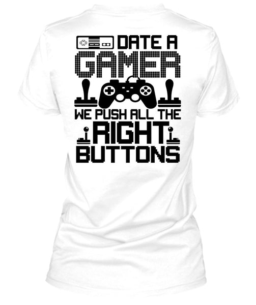 Date A Gamer T Shirt, I Love Gaming T Shirt