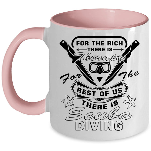 Outdoor Coffee Mug, There Is Scuba Diving Accent Mug