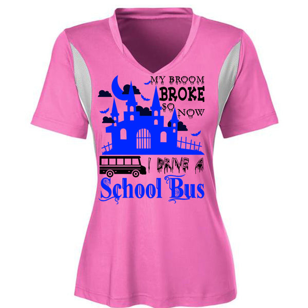 My Broom Broke So Now I Drive A School Bus T Shirt, Wait For Halloween T Shirt, Awesome T-Shirts