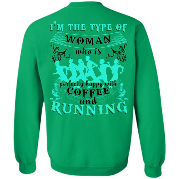I Love Running T Shirt, Coffee And Running Sweatshirt