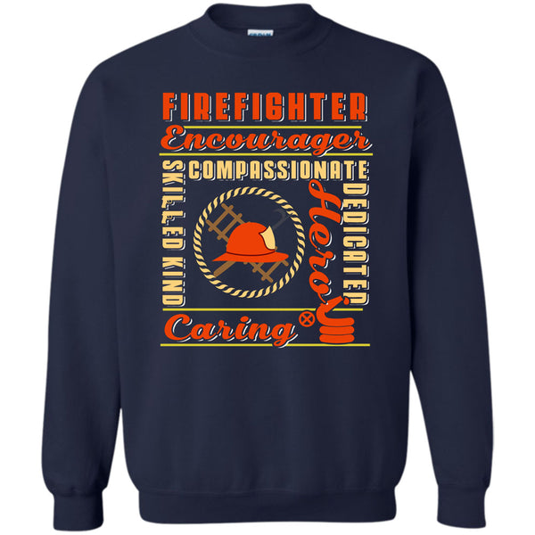 Skilled Kind Compassionate Dedicate T Shirt, I Am A Coolest Firefighter Sweatshirt