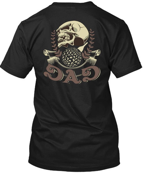 A black t-shirt with the shopify logo