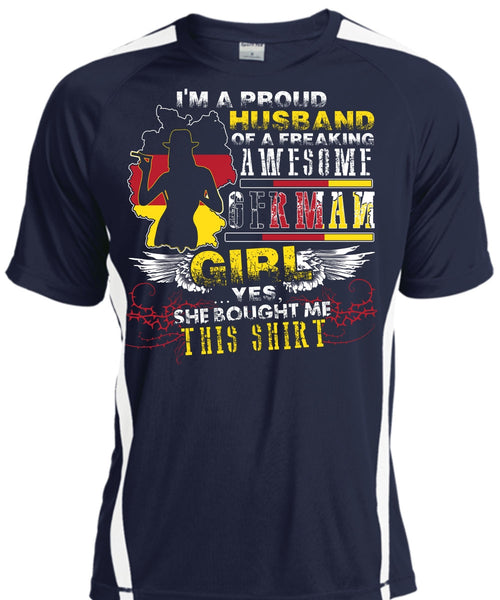 I'm A Proud Husband T Shirt, German Girl T Shirt, Cool Shirt