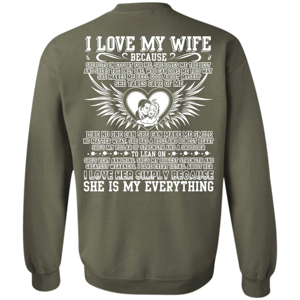 I Love her Simply T Shirt, I Love Husband Sweatshirt