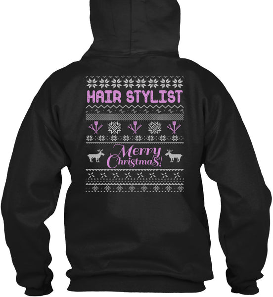 Hair Stylist Merry Christmas T Shirt, Being A Hair Stylist T Shirt