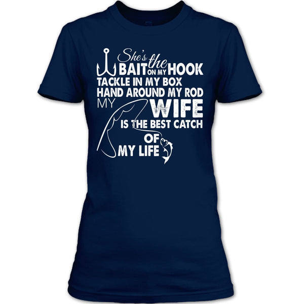 A black t-shirt with the shopify logo