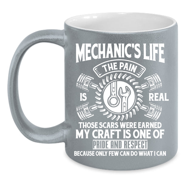 Mechanic's Life Coffee Mug, Awesome Mechanics Coffee Cup
