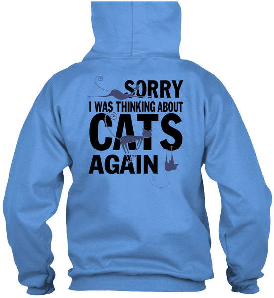 I Was Thinking About Cats Again T Shirt, I Love My Cats T Shirt