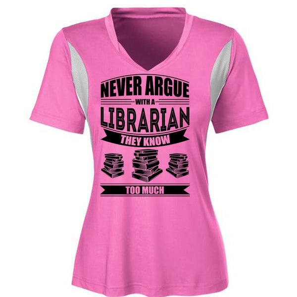 Never Argue With A Librarian T Shirt, I Love Reader T Shirt, Awesome T-Shirts