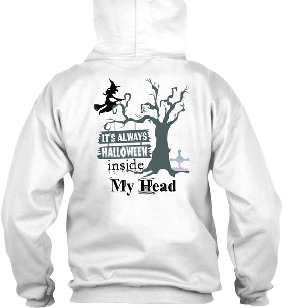 It's Always Halloween Inside My Head T Shirt, Wait For Halloween T Shirt