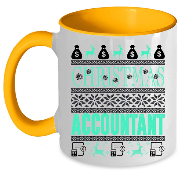 Cute Gift For Accountant Coffee Mug, Christmas Accountant Accent Mug
