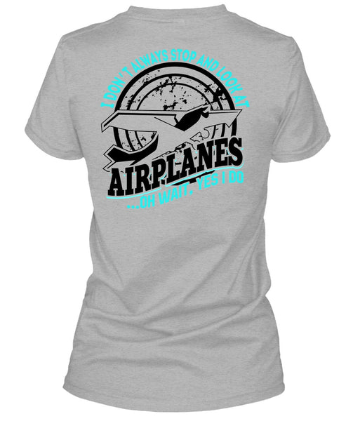 Look At Airplanes T Shirt, I Love Pilot T Shirt