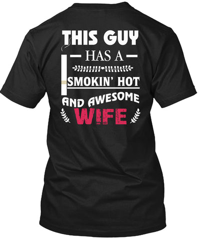 A black t-shirt with the shopify logo