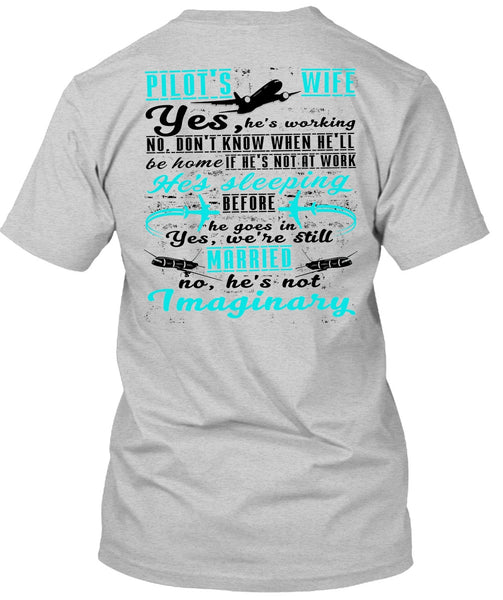 Pilot's Wife T Shirt, I Love Pilot T Shirt