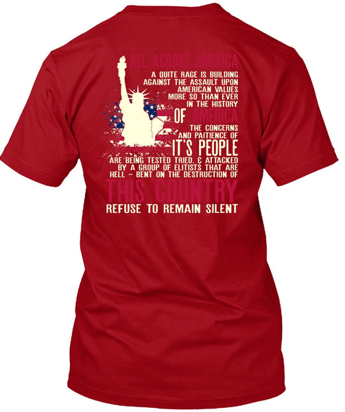 All Across America T Shirt, Being A Veteran T Shirt