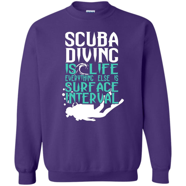 Everything Else Is Surface Internal T Shirt, Coolest Diver Sweatshirt