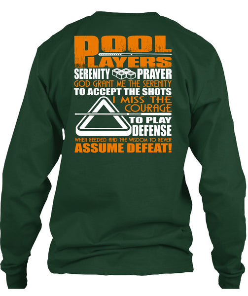 Pool Players T Shirt, I Miss The Courage T Shirt