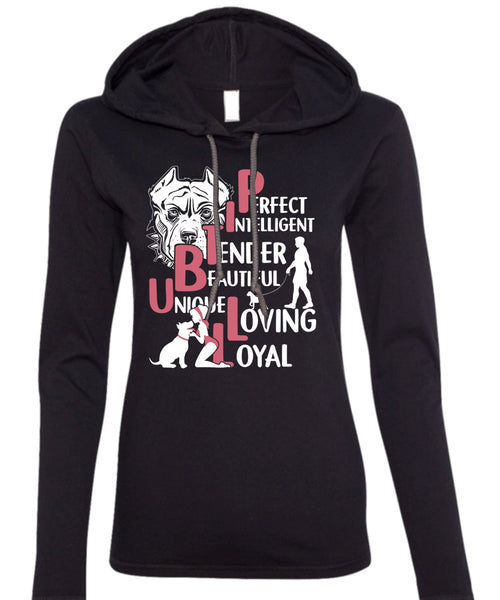 Beautiful Loving Dog T Shirt, My Favorite T Shirt (Anvil Ladies Ringspun Hooded)