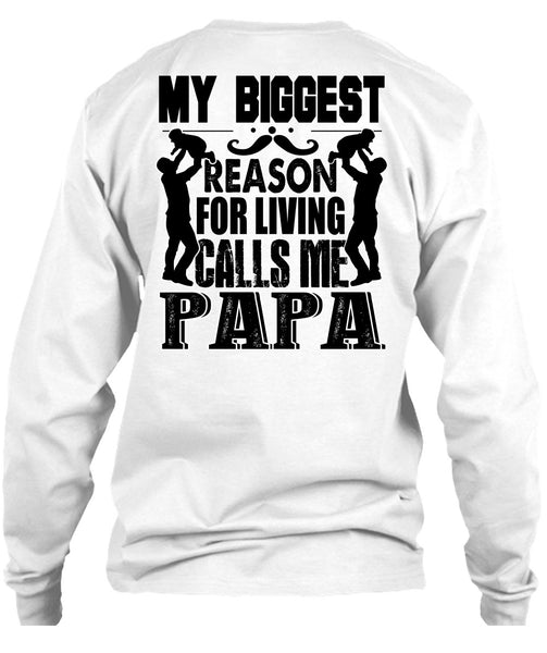 My Biggest Reason T Shirt, I Love Papa T Shirt