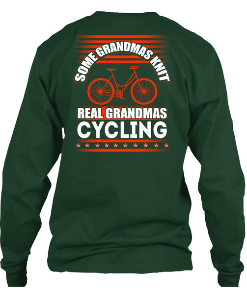 Some Grandmas Knit T Shirt, Real Grandmas Cycling T Shirt