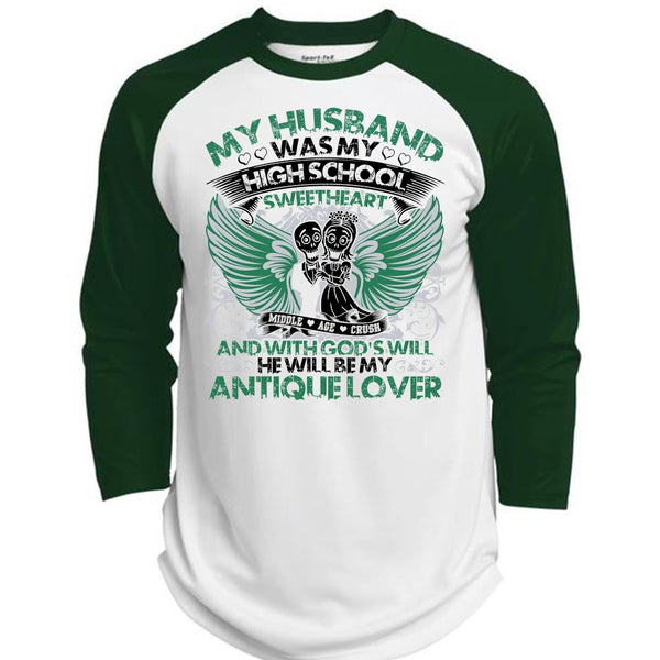 My Husband Was My High School T Shirt, I Love My Wife T Shirt, Awesome T-Shirts  (Polyester Game Baseball Jersey)