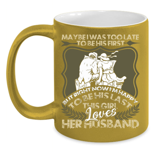 This Girl Loves Her Husband Coffee Mug, Gift For Wedding Coffee Cup