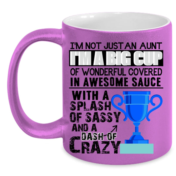 Awesome Aunt Coffee Mug, I'm Not Just An Aunt Accent Mug