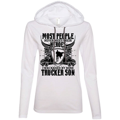 A black t-shirt with the shopify logo