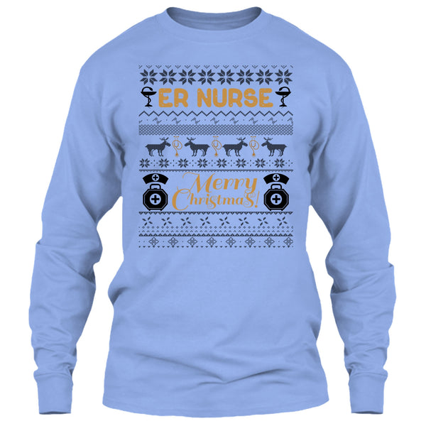 Er Nurse T Shirt, Gift For Merry Christmas T Shirt