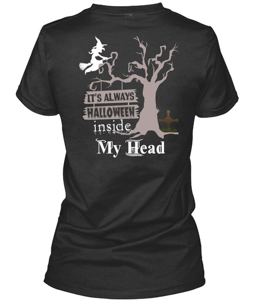 It's Always Halloween Inside My Head T Shirt, I Love You Pumpkin T Shirt