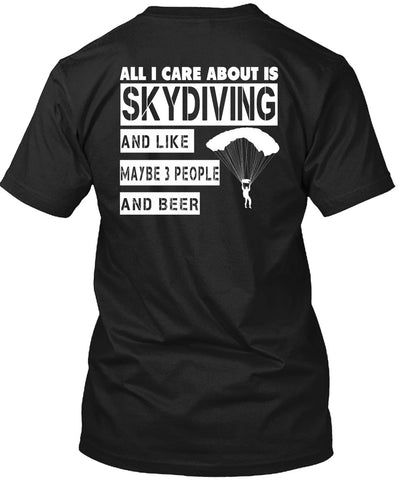 A black t-shirt with the shopify logo