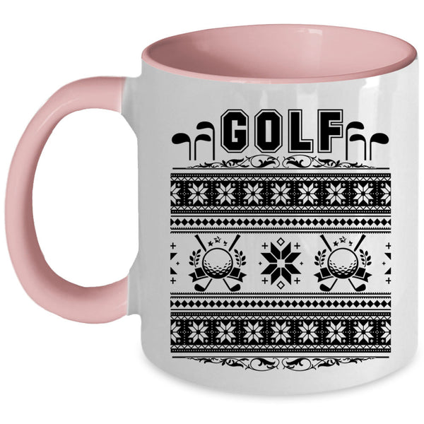 Christmas Gift For Golfer Coffee Mug, Golf Accent Mug