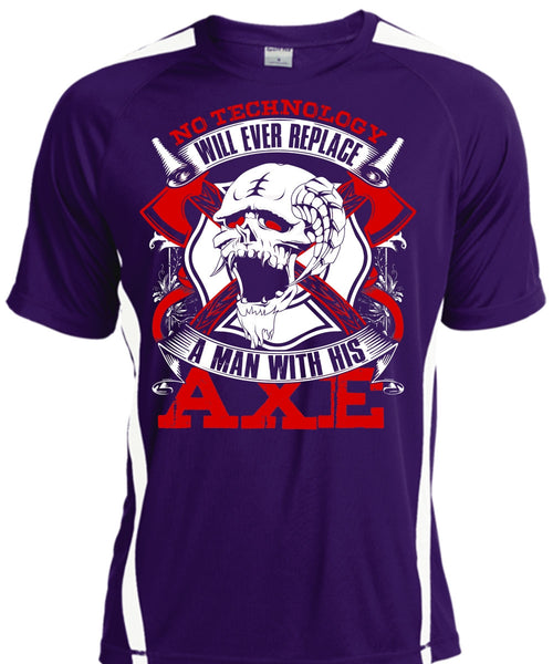 Replace A Man With His AXE T Shirt, Being A Firefighter T Shirt, Cool Shirt