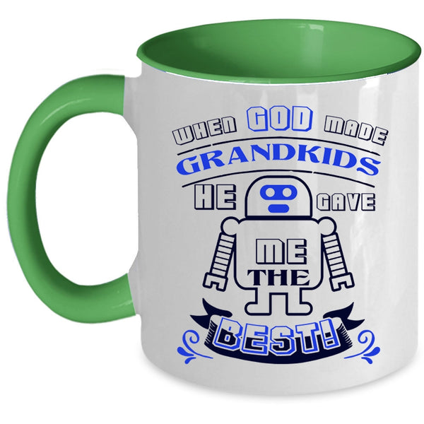 When God Made Grandkids Mug, He Gave Me The Best Cup