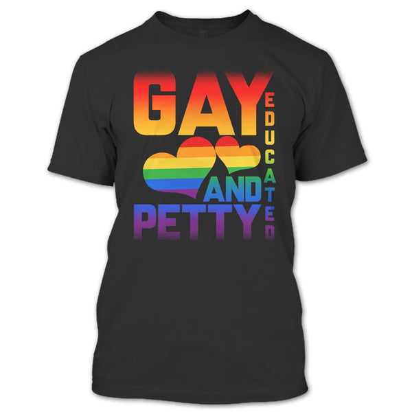 A black t-shirt with the shopify logo