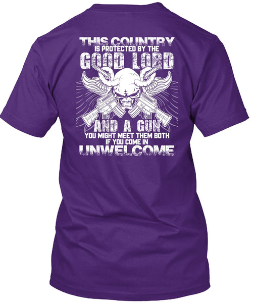 Good Lord And A Gun T Shirt, Being A Gunner T Shirt