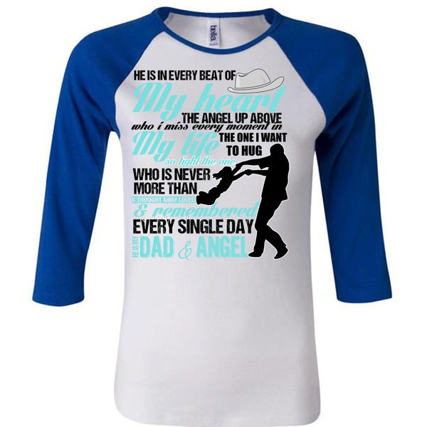 He Is My Dad And Angel T Shirt, I Love Dad T Shirt, Awesome T-Shirts