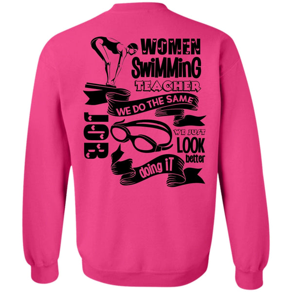 I Love Swimming T Shirt, Women Swimming Teacher Sweatshirt
