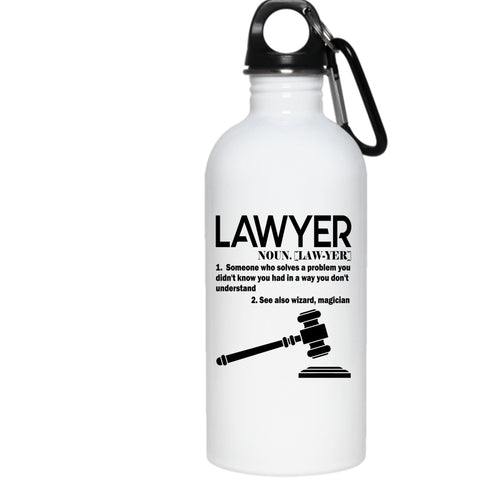 Lawyer 20 oz Stainless Steel Bottle,Best Gift For Lawyer Outdoor Sports Water Bottle