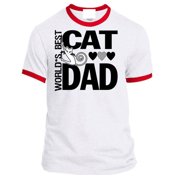 World's Best Cat Dad T Shirt, I Love Cat T Shirt, Father's Day T Shirt