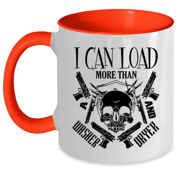 Cool Hunter Coffee Mug, I Can Load More Than Washer Dryer Accent Mug
