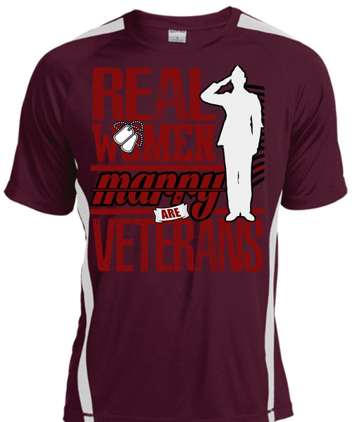 Real Women Marry Are Veterans T Shirt, Being A Veteran T Shirt, Cool Shirt
