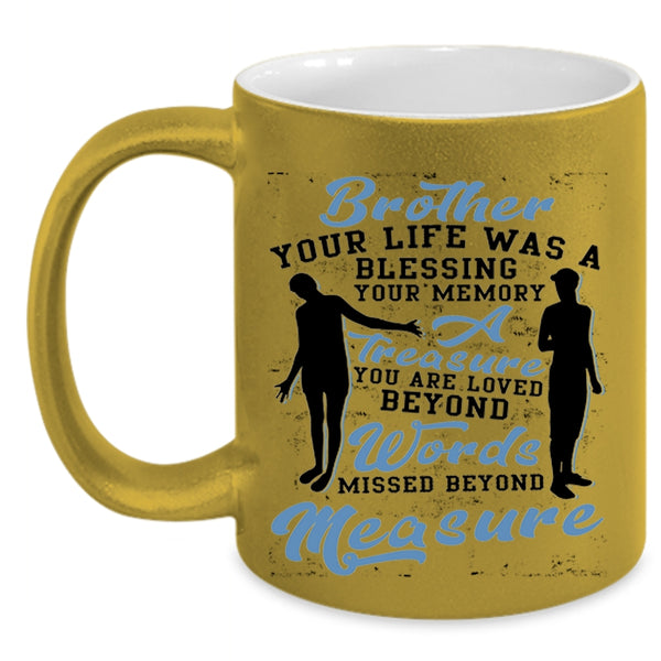 Best Gift For My Son Coffee Mug, Brother Accent Mug