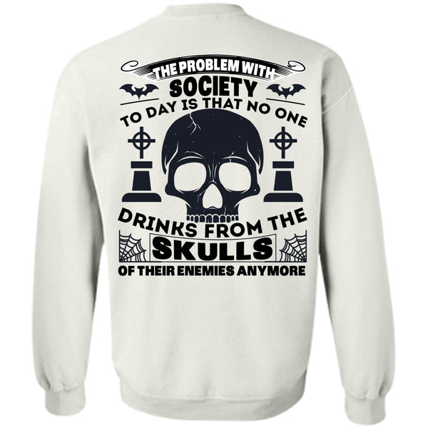 A black t-shirt with the shopify logo