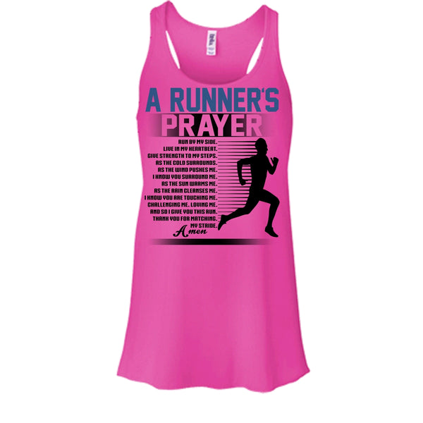 A Runner's Prayer T Shirt, Coolest Runner Tank Top