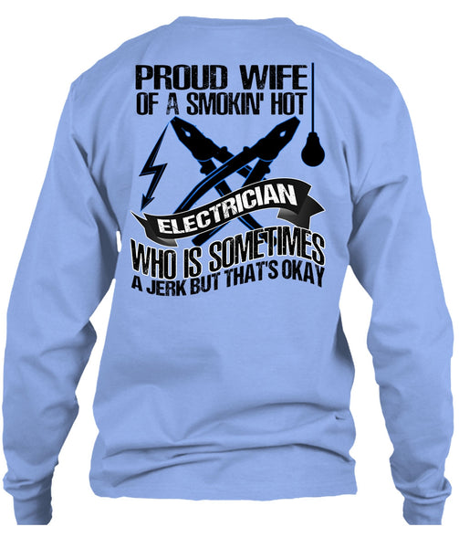 Proud Wife T Shirt, I Love Electrician T Shirt