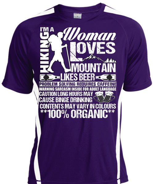 I'm A Hiking T Shirt, Woman Loves Mountain T Shirt, Cool Shirt
