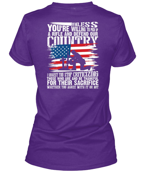 Defend Our Country T Shirt, Being A Veteran T Shirt