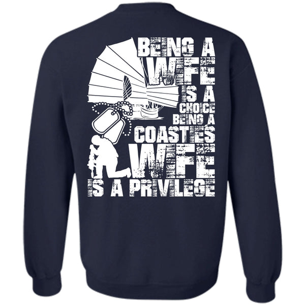 Coasties Wife T Shirt, I Love Wife Sweatshirt