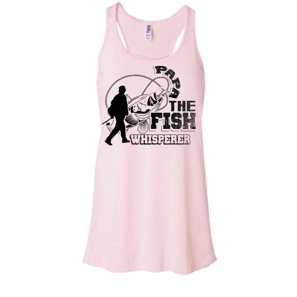 Papa The Fish Whisperer T Shirt, Fishing Papa Tank Top